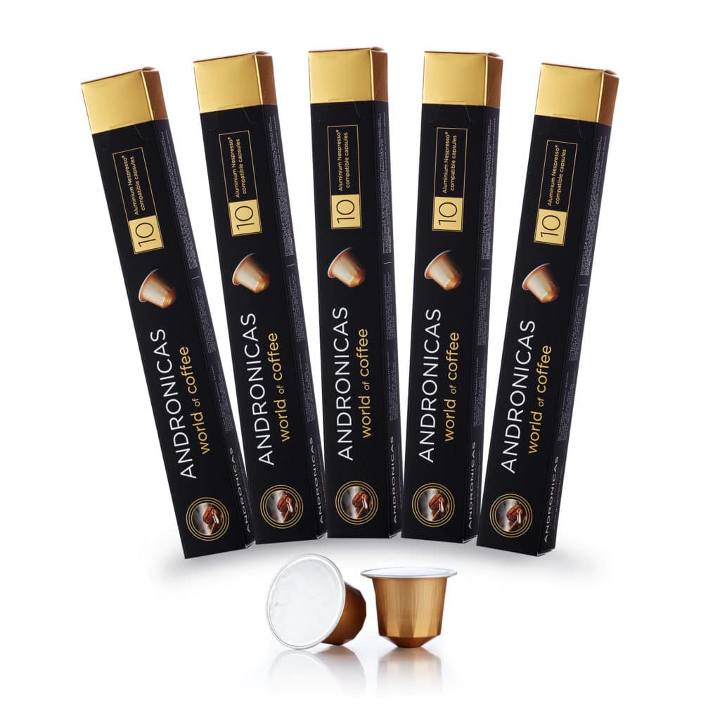 Andronicas Signature Blend Coffee Capsules Pack of 50 Nespresso